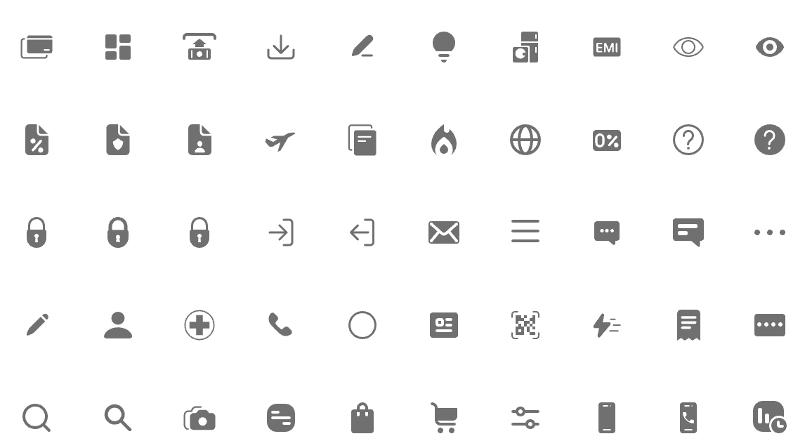 Icons preview